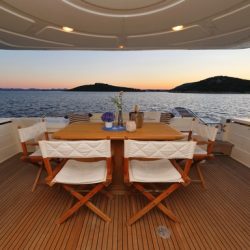 Ferretti681_Aftdeck_sunset1